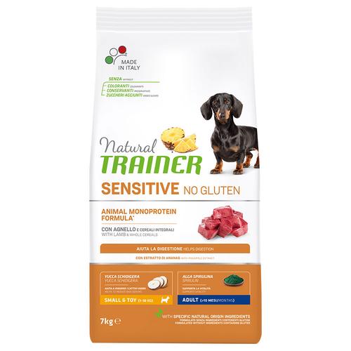 7 kg Natural Trainer Sensitive No Gluten Adult Mini Lamb Hundefutter trocken