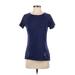 Reebok Active T-Shirt: Blue Activewear - Women's Size X-Small