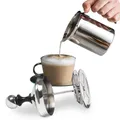 Mousseur à lait manuel pompe à main Cappuccino Latte pichet à mousse de café avec poignée et