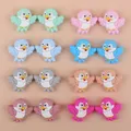 3Pcs New Cartoon Animal Bird Bead Silicone Teether Rodent Molar Toy DIY Baby Pacifier Chain