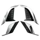 Garniture de couverture de sourcil en ABS chromé pour Toyota Corolla Cross 2020 2021 garniture de