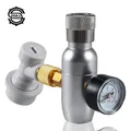 Distributeur de CO2 pour fût de bière 0-60 PSI mini fût régulé kit de chargeur mini baril de