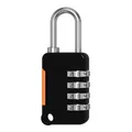 4 Digit Code Combination Padlock Small Travel Luggage Case Lock Keyless Shackle Lock for Backpack