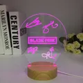 Veilleuses illusion LED 3D lampe à lave néon décoration de chambre cadeaux créatifs pour amis