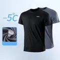 T-shirt de sport à manches courtes à séchage rapide maillot de gym chemise de fitness t-shirt