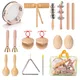 Kit d'instruments à main PerSCH pour enfants ensemble d'instruments de musique portables