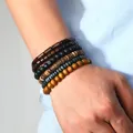 Wholesale Best-selling Multi-layer Buddha Bead Beaded Bracelets Men's Retro Style Multi-layer