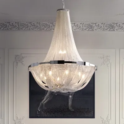 Plafonnier LED suspendu en aluminium design italien moderne design luxueux éclairage d'intérieur