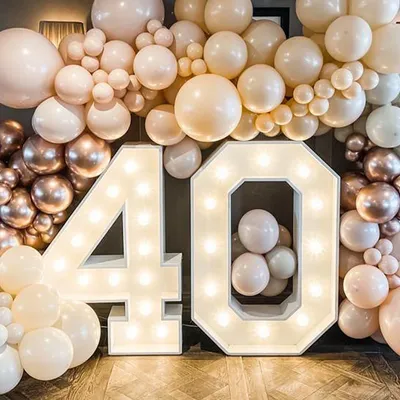 Boîte de remplissage de ballons à lumière LED décor de fête de 1er anniversaire adulte enfant