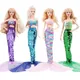 Robe queue de poisson pour Barbies costume de sirène accessoires de vêtements beauté brillante