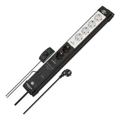 Brennenstuhl 6-fach Steckdosenleiste »Premium-Line Comfort Switch Plus« schwarz, 56x8x9 cm
