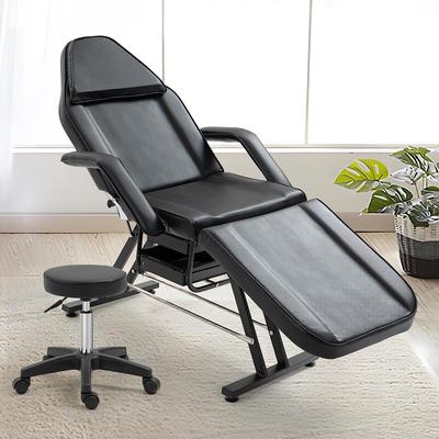 Adjustable Facial Chair Bed for Esthetician with Hydraulic Stool