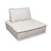 Lounge Chair - Diamond Sofa Platform Square Modular Lounger 45" Wide Tufted Lounge Chair Polyester in Gray | 28 H x 45 W x 45 D in | Wayfair