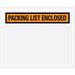 ZORO SELECT PL12 Packing List Envelope,Orange,PK1000