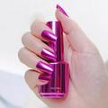 Aosijia 18ml Mirror Nail Polish Bright Colorful Nail Polish for Nail Art Longlasting Mirror Effect Nail Glue Gorgeous Manicure Effect Nail Lacquers