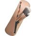 Silicone Makeup Brush Holder Travel Makeup Brush Holder Soft and Portable Cosmetic Brush Organizer Case Bag Makeup Tool Organizer for Travel Daily Gift (brown)