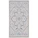 Black 45 x 24 x 0.28 in Area Rug - Nicole Curtis Oriental Machine Washable Area Rug in Gray Polyester/Cotton | 45 H x 24 W x 0.28 D in | Wayfair
