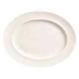 Libbey BW-1122 Porcelain Platter, 13 1/4 x 10 1/4", Basics Collection, White