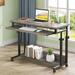 Inbox Zero Deperte Height Adjustable Standing Gaming Desk Wood/Metal in Gray/Black | Wayfair 4B12F1CB03E646249F7479F6E98EF7B9