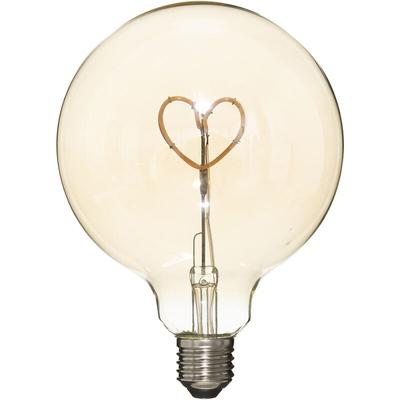 Atmosphera - Deko Glühbirne heart, led, G125