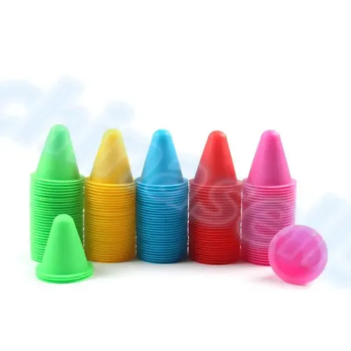 10 teile/los Skating Marker Kegel Roller Fußball Fußball Marker Tasse Geschwindigkeit Agilität Hürde