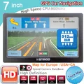 7 Zoll HD GPS tragbare Navigation 512m RAM Karten für Europa Russland Auto LKW Camping Caravan