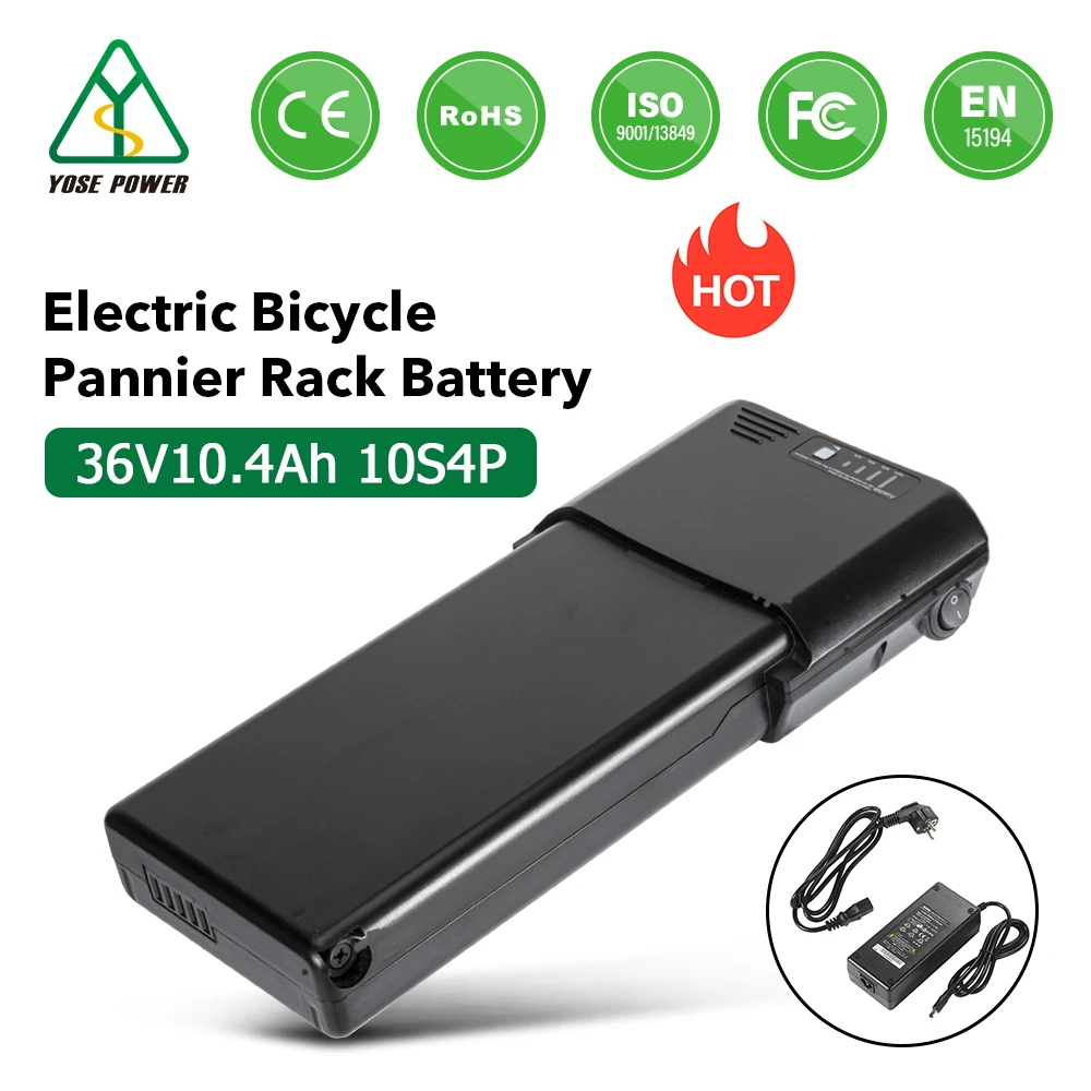 36V Akku Ebike Batterie 36V 10,4 Ah Maratron Elektrische Fahrrad Batterie Elektrische Fahrrad Akku für MIFA Rehberg zündapp Victoria Image