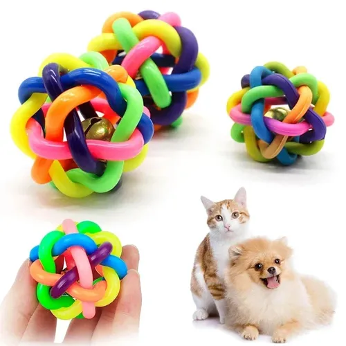 Haustier Hund Spielzeug Interaktive Gummi Bälle Haustier Hund Katze Welpen Kauen Spielzeug Ball