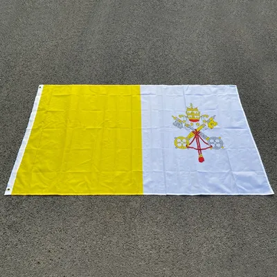 Aerlxemrbrae flagge Der Vatikan Flagge Flagge Christentum Kreuz Banner Kirche Wimpel banner Image
