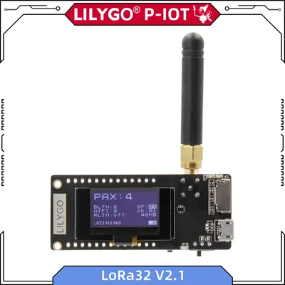 LILYGO ® TTGO LoRa32 V2.1 1.6.1 ESP32 LoRa 433 MHz 868 MHz 915 MHz Entwicklungsboard 0,96 Zoll Image