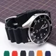 20mm 22mm Uhr Band Für Rolex SUBMARINER Wasserdicht Tauchen Silikon Armband Für Seiko SKX007