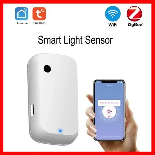 Tuya Zigbee Wifi Licht Sensor Smart Beleuchtungs Helligkeit Detektor Sensor Smart Home Beleuchtung