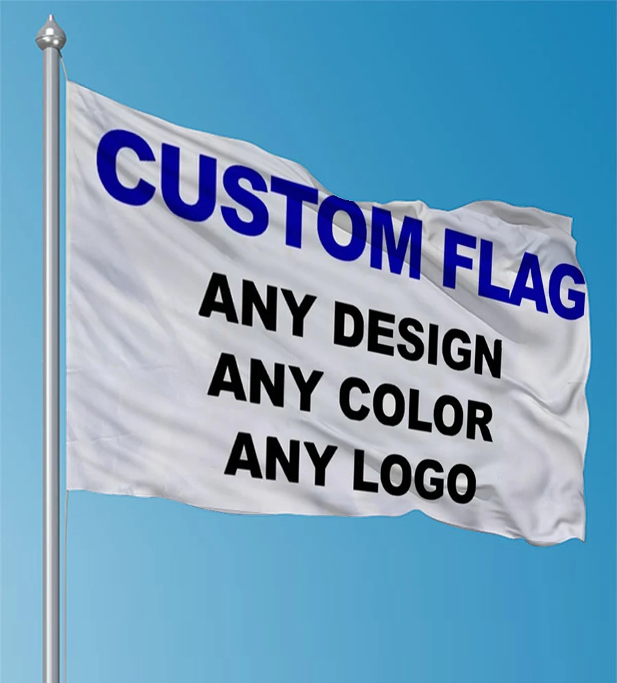 FLAGDOM 60 x 90 90 x 150 cm Flaggen und Banner, grafische, individuell bedruckte Flagge mit Schaftdeckel, Messingösen-Design, Outdoor-Dekoration Image