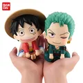 7cm Q Version Anime One Piece Abbildung Spielzeug Luffy Roronoa Zoro Action Figural Kawaii Puppe