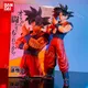 27cm Anime Dragon Ball Z Goku Figur Goku mit Scouter Figur PVC Statue Action figuren Sammlung Modell