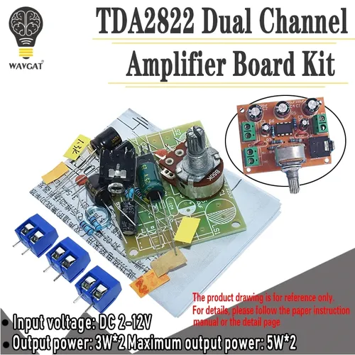 TDA2822 TDA2822M 5W * 2 Verstärker Bord 1 8-12V 2 0 Kanal Stereo Mini AUX Audio Verstärker Modul AMP