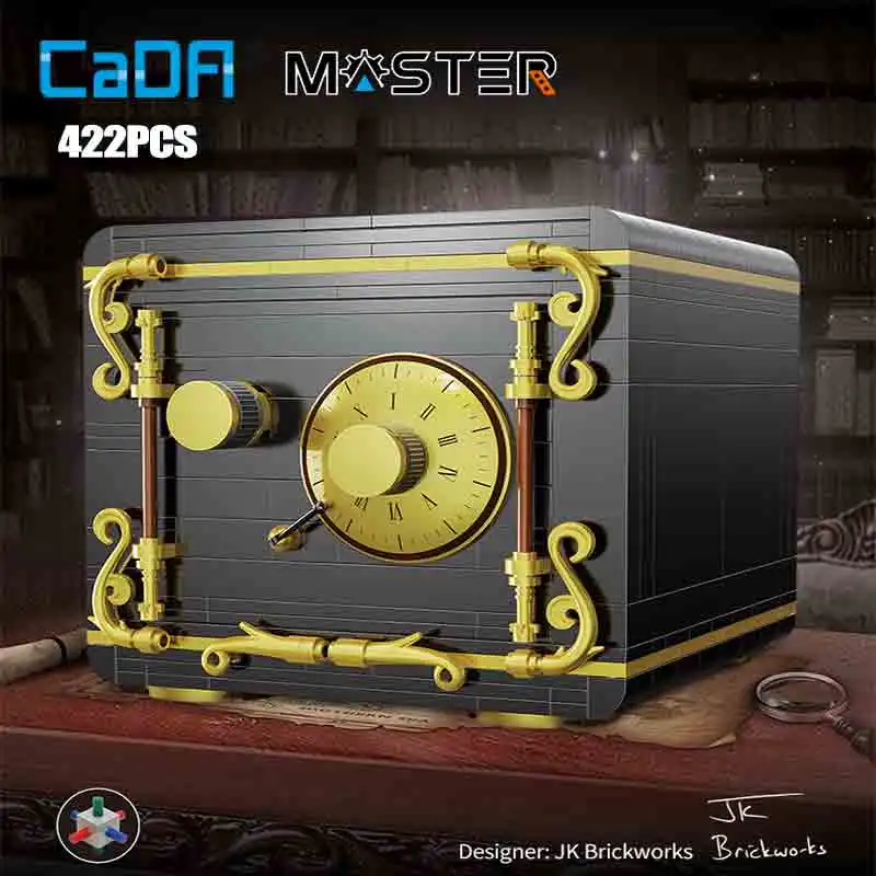 Cada 422pcs Stadt Retro-Kombination sichere Bausteine das Geheimnis des sicheren Experiments Bildung Ziegel Spielzeug Jungen Geschenke Image