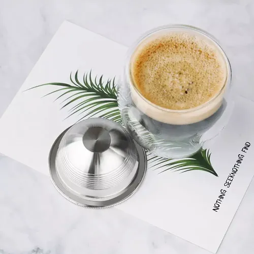 ICafilas Edelstahl Reusable Vertuo Kaffee Kapsel (G1) Für Nespresso Vertuoline Kaffee Maschine