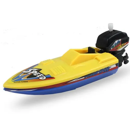 1pc Speed Boot Schiff Wind Up Spielzeug Float In Wasser Kinder Spielzeug Klassische Uhrwerk