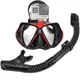 Schnorchel Set Tauchmaske für Gopro Unterwasser Sport kamera Anti-Fog profession elle Schwimm brille