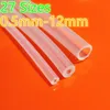 1 m/3 m/5 m 27 größen 0,5mm bis 12mm Food Grade Transparent Silikon Schlauch gummi Schlauch Wasser