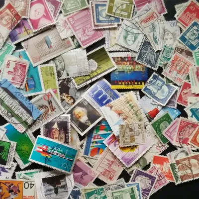 100 Stück/Los Deutschland alle verschiedenen Commen Briefmarken Briefmarken mit Post marke für