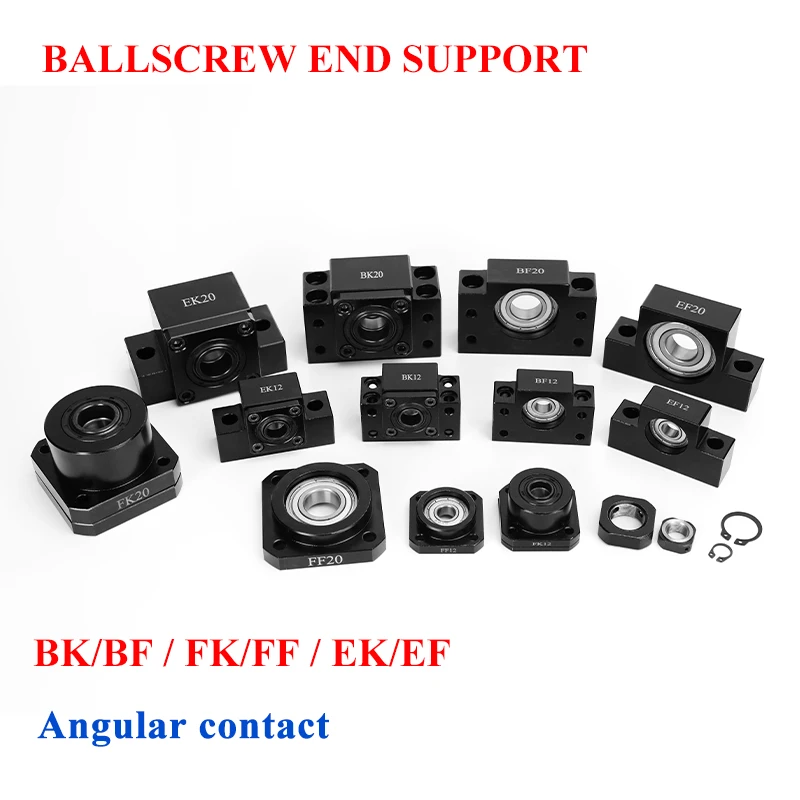 Kugelumlaufspindel-Endhalterung BK10 BF10 BK12 BF12 BK15 BF15 BK20 BF20 FK10 FF10 FK12 FF12 FK15 FF15 EK10 EK12 SFU1204 SFU1605 SFU2005 Image