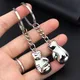 Mode Männer Boxen Handschuhe Anhänger Keychain 3D Metall Boxer Bewegung Kampf Schmuck männer Auto