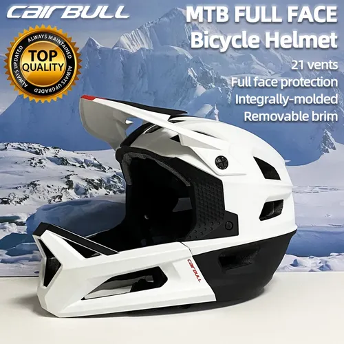 Cairbull-Full Face Fahrrad helm für Männer und Frauen Bergsport Sicherheits hut MTB Cap Fahrrad helm