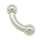 3mm bis 12mm dicke 316L edelstahl körper piercing barbell genital piercing körper schmuck Curved