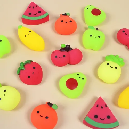 5-50PCS Kawaii Squishies Mochi Obst Anima Squishy Spielzeug Für Kinder Anti-Stress-Ball Squeeze