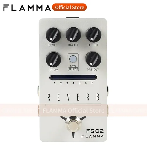 FLAMMA FS02 Reverb Pedal Reverb Stereo Elektrische Gitarre Effekte Pedal mit Frühling Reverb True