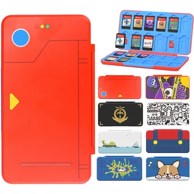 24 in 1 Nintendo Switch Spielkarte Aufbewahrung koffer magnetische 3D Silikon Cover Box für Nintendo Switch Nintendo Switch Zubehör