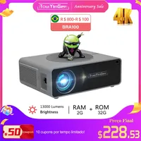 Touyinger Q10w Pro Android Projektor 4K Mini Projektoren full HD Kino Video Proyector LED Heimkino